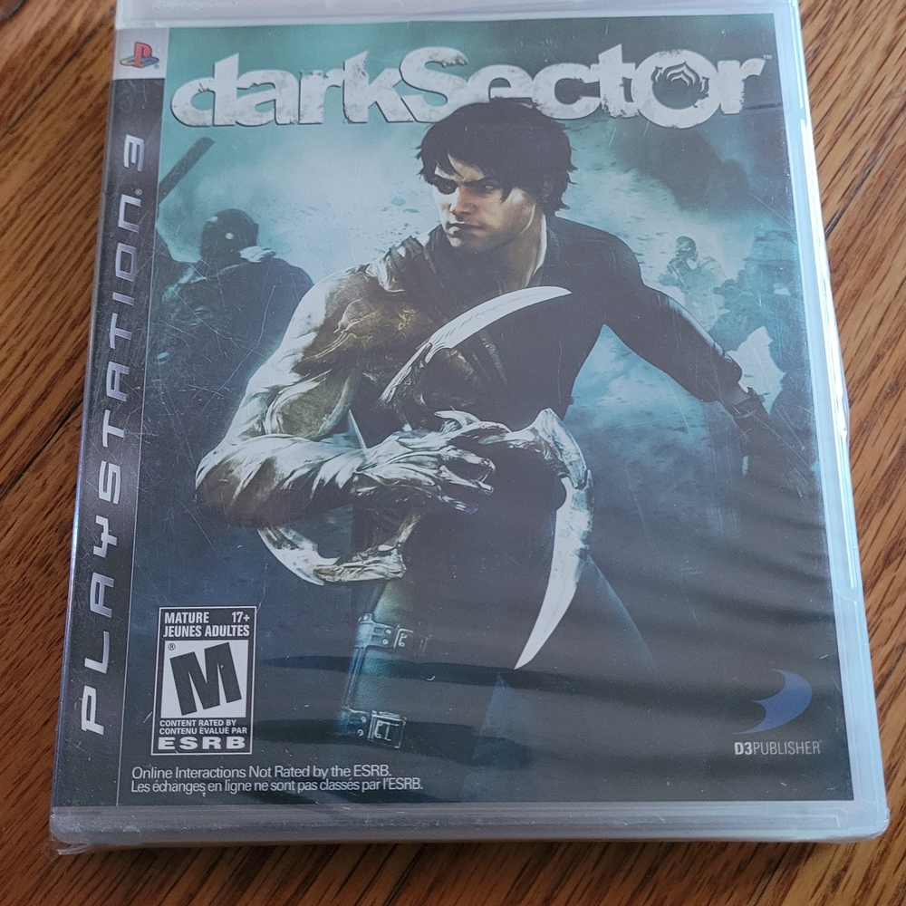Sony DarkSector PS3 Game - Teal & Black Cover Sealed